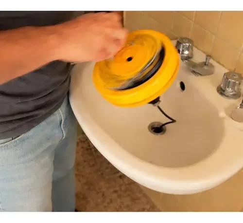 Destapador De Cañerias Lavamanos Desague Wc. 7,6 Mts Pretul - Imagen 4
