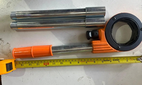 Llave Chicharra Para Cabezal Terraja 1.1/2 - 2``,smart Naranja - Imagen 2