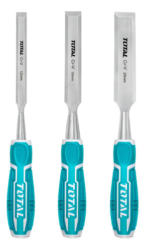 Kit Set Juego De Cinceles Para Madera 3 Pcs Total Tht41k0302 - Imagen 2