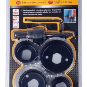 Kit De Sierras De Copa Coronas Marca Ante 6 Pcs