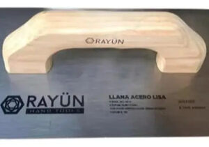 Llana Acero Lisa 300 X 180  Mango Madera