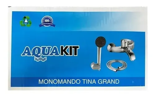 Llave Monomando Tina Ducha Cromada Para Baño Plateado - Imagen 2