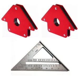 Escuadra Magnética 75 Lbs. Set 2 Unidades + Escuadra Rápida