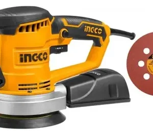 Ingco Rs4508 Naranja 50 Hz/60 Hz Lijadora Roto Orbital 450w Con Sistema Velcro 4000-13000rpm