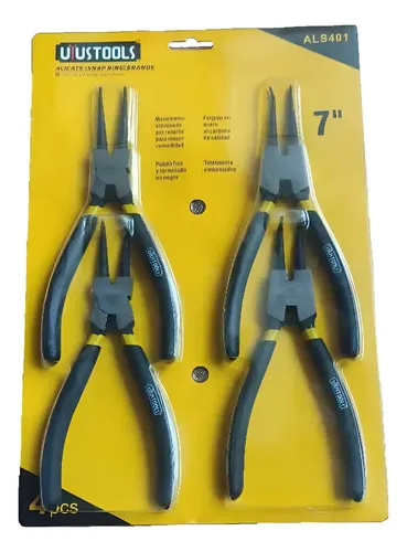 Juego 4 Alicates Para Seguros Segers Uyustools 7 Pulgadas