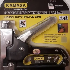 Grapadora Manual Kamasa , Metalica+ 2000 Grapas De 10 Y 8 Mm