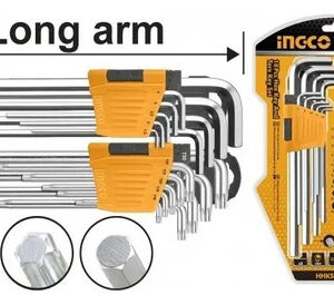 Juego De Llaves Allen-torx 18 Pcs Ingco Hhkset0181