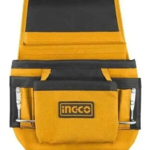 Coleto Carpintero Simple Doble Porta Martillo Ingco Color Naranja