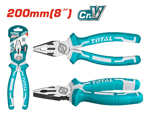 Alicate Universal 8 Pulgadas Industrial Total - Imagen 2