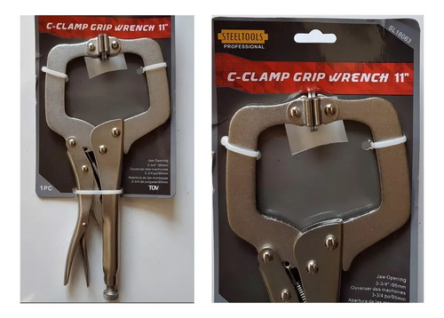 Alicate Caiman 11 Pulgadas Steeltools Plateado Mango Ergonómico - Imagen 3