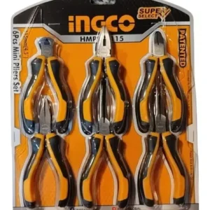 Juego De Mini Alicates Ingco , 6 Piezas