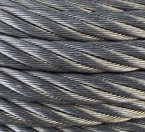 Piola O Cable De Acero 3 Mm Rollo  100 Metros Galvanizado