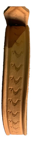 Collar Para Perro En Suela , Perros Medianos Beige Pájaro M - Imagen 3