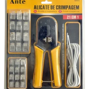 Alicate Crimpeadora Ante 21 En 1 Pelacables Y Cortacables Multifunción