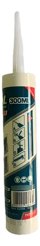 Sellador De Silicona Acética Blanca 300 Ml Marca Total