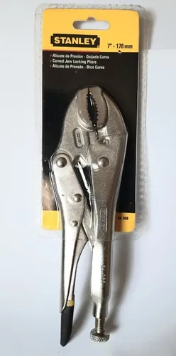 Caimán De Presión Boca Curva De 7 PuLG Marca Stanley - Imagen 2