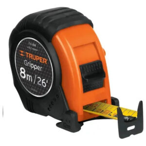 Flexómetro Gripper Contra Impacto 8m Cinta 25mm Truper 14579
