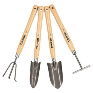 Set Jardinería Pala Jardín 4 Piezas Marca Truper Profesional