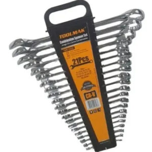 Juego De Llaves 21 Pcs Punta Corona Combinada 6-32mm Toolmak
