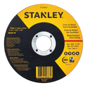 Pack De 10 Discos De Corte Stanley 4 1/2 PuLG.