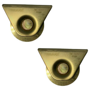 2 Ruedas Portón 6 Cm. Fijación Con Pernos, Calidad Toolmak