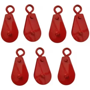 Set De 7 Mini Roldanas Polea Para 250 Kilos.
