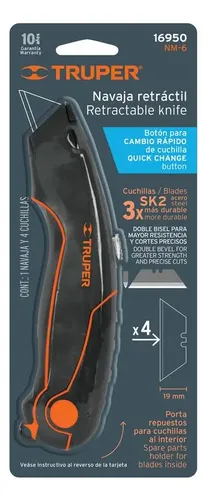 Cuchillo Cartonero Para Trabajo Pesado Truper - Imagen 4