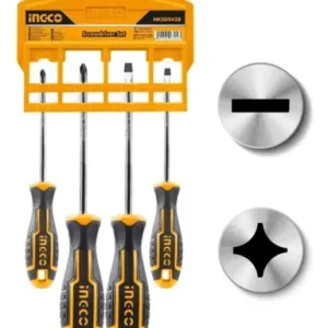 Juego Destornilladores 4pcs Paleta Y Cruz Ingco Hksd0428