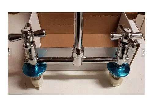 Llave Combinación De Lavaplatos Laguna Cromado Brillante - Imagen 3