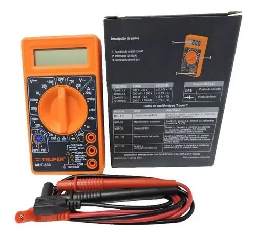 Multimetro Digital Truper Mut-830 - Imagen 6