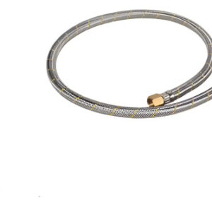 Manguera Flexible Para Gas, 3/8 X 3/8 , 1 Mt. Hilo Izquierdo