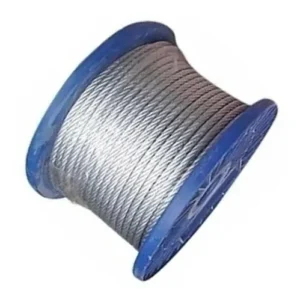 Piola O Cable De Acero 4 Mm Rollo 100 Metros Galvanizado