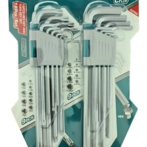 Set De Llaves Allen Y Torx Marca Total, 18 Llaves