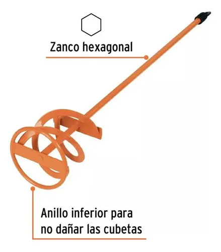 Revolvedor Mezclador Pintura Bekron Cemento Truper - Imagen 3