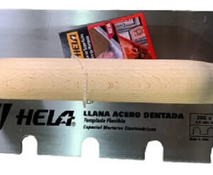 Llana Hela Dentada 15 Mm 280 X 130 Mm , Ld-280-15