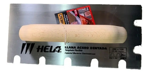 Llana Hela Dentada 15 Mm 280 X 130 Mm , Ld-280-15