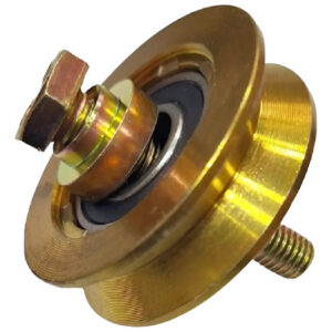 2 Ruedas De Portón De 7 Cms Con Perno