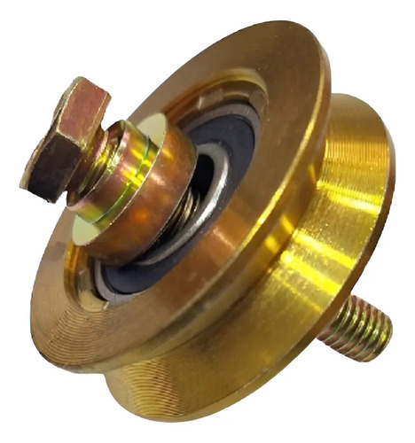 2 Ruedas De Portón De 7 Cms Con Perno