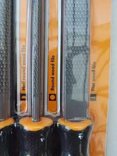 Juego Set Escofinas 8 Pul 3pcs Para Madera Carpintería - Imagen 3