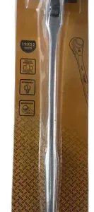 Llave Carraca Andamios Chicharra 19x22mm Reversible Hoteche Plateado