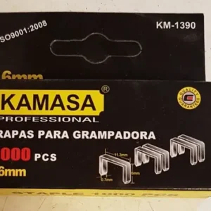 Grapas Kamasa 6 Mm. Profundidad 0,7 Mm Grosor, 11,3 Mm Ancho