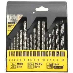 Set De Brocas Uyustools 16pcs (fie/mad/conc)