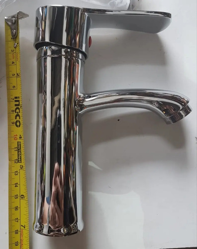 Lavamanos Tipo Monomando Con Flexibles. Cromado - Imagen 3