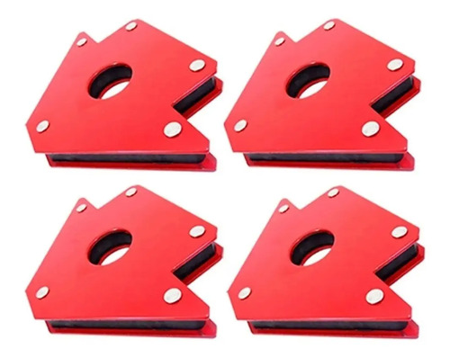 Pack 4 Esc. Magnéticas 25 Lbs + Escuadra + Mini Tornillo - Imagen 3