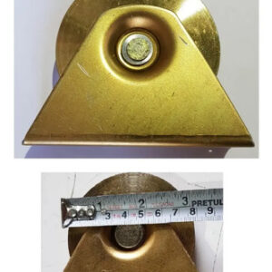 2  Ruedas De Porton 78 Mm. Más Pernos