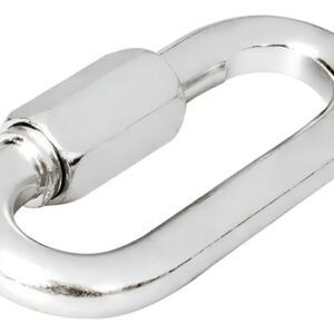 Unión Rápida Acero Galvanizado 8 Mm Pack 5 Unidades Plateado