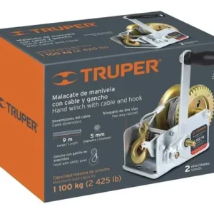 Enganche, Malacate Para Tirar Hasta  1,1 Ton Truper