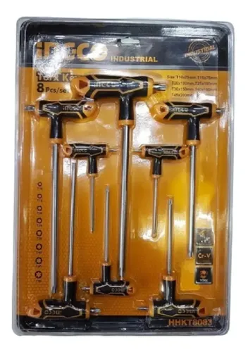 Juego De Llaves Torx Ingco Desde T10 A T50