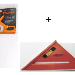 Escuadra Triangular Plástica Mas Escuadra Combinación Truper