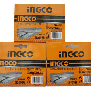 Grapas Ingco 1,2 Mm De Grosor, 10 Mm , 3 Cajas De 1000